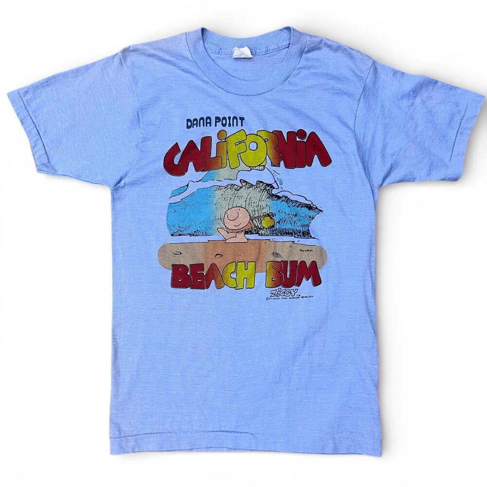 True Vintage 1975 Tropix Togs Ziggy California Beach Bum T Shirt Spring Break S